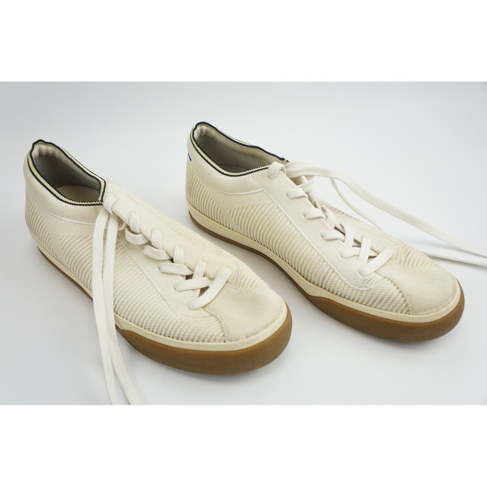 Rothy's Cream Knit Sneakers with Gum Sole